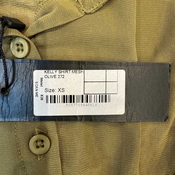 BNWT Motel Rocks Kelly Shirt Olive And Motel Rocks White Halter - Picture 8 of 11